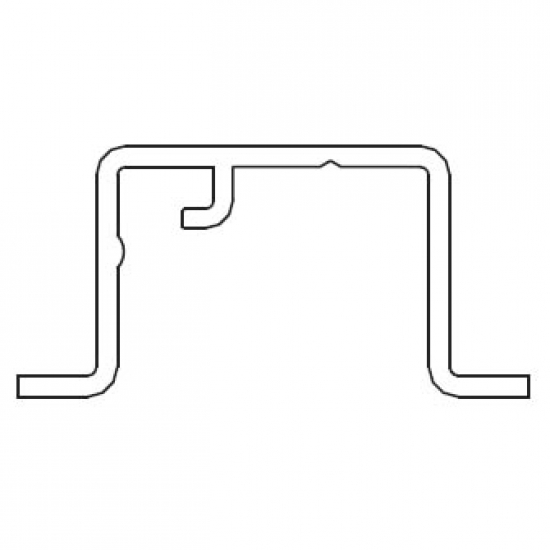 Recess Profile for 6465 systems in White or Black 