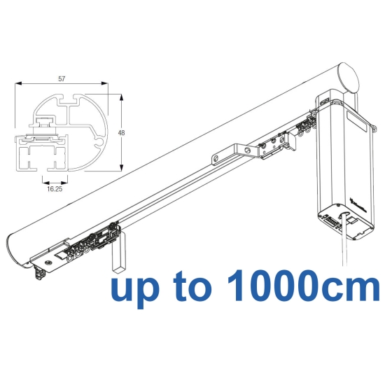 7650-(6150M)-5600 50mm Electric Metropole with 5600 system, Silver, Black, White, Matt White, Ecru up to 1000cm complete