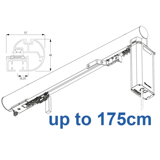 7650-(6150M)-5600 50mm Electric Metropole with 5600 system, Silver, Black, White, Matt White, Ecru up to 175cm complete