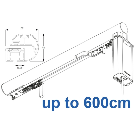 7650-(6150M)-5600 50mm Electric Metropole with 5600 system, Silver, Black, White, Matt White, Ecru up to 600cm complete