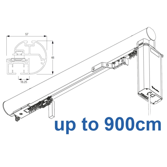 7650-(6150M)-5600 50mm Electric Metropole with 5600 system, Silver, Black, White, Matt White, Ecru up to 900cm complete